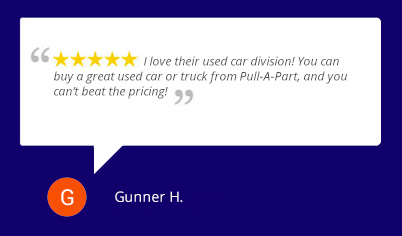 Buying a used car at Pull-A-Part was the best buying experience in a very long time.